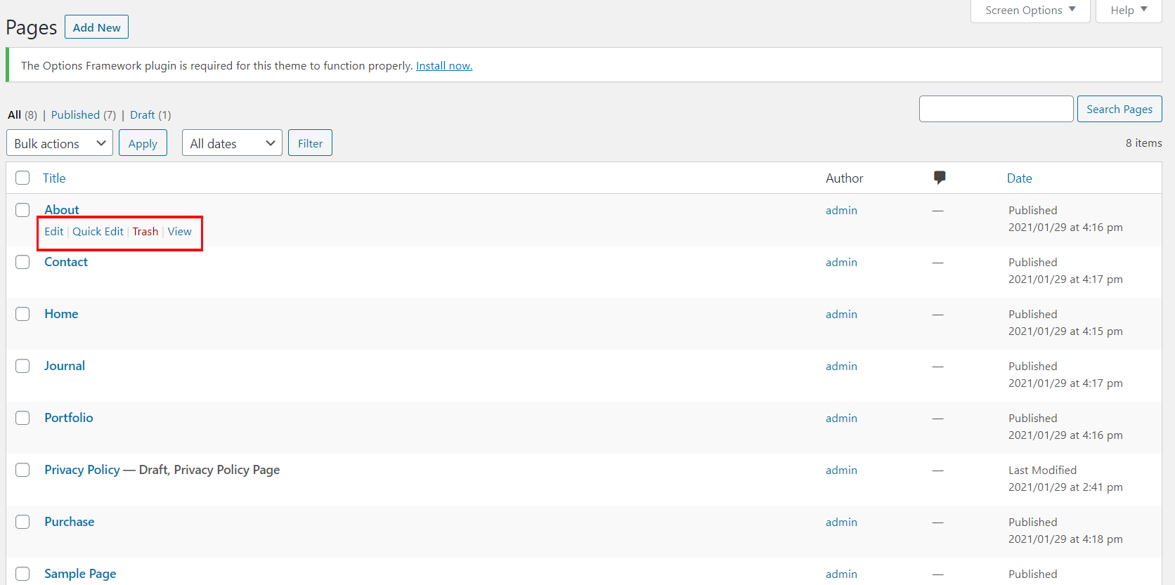 Artisan Creatif WordPress Theme Documentation