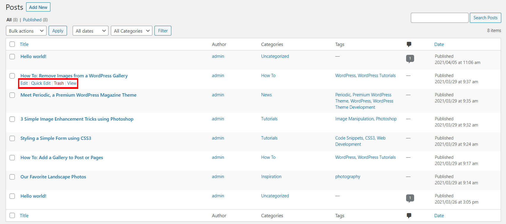 Artisan Creatif WordPress Theme Documentation