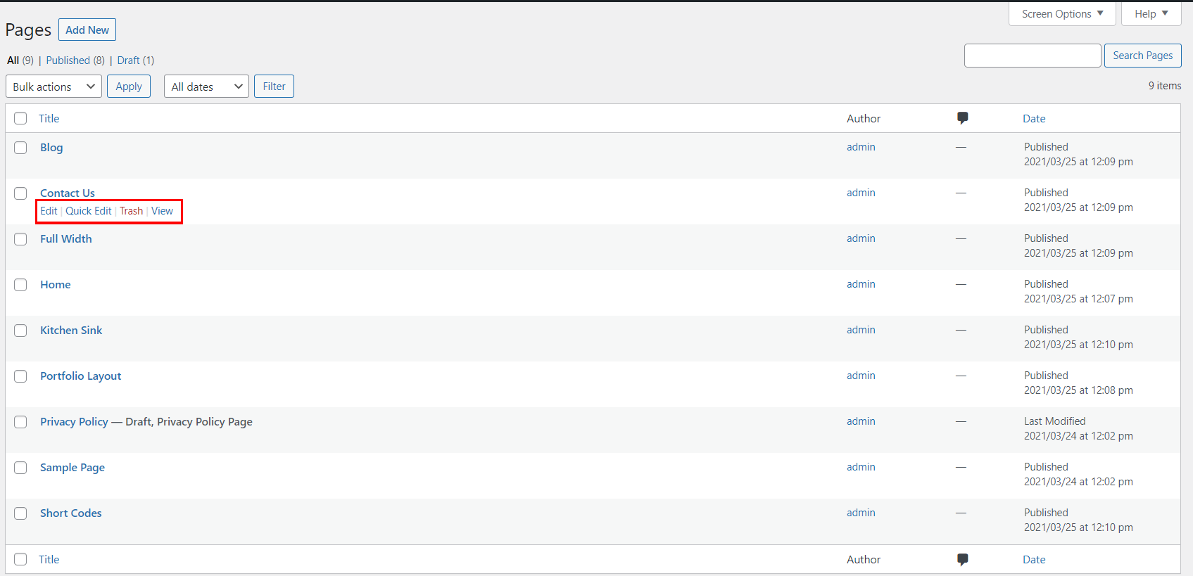 Restored WordPress Theme Documentation